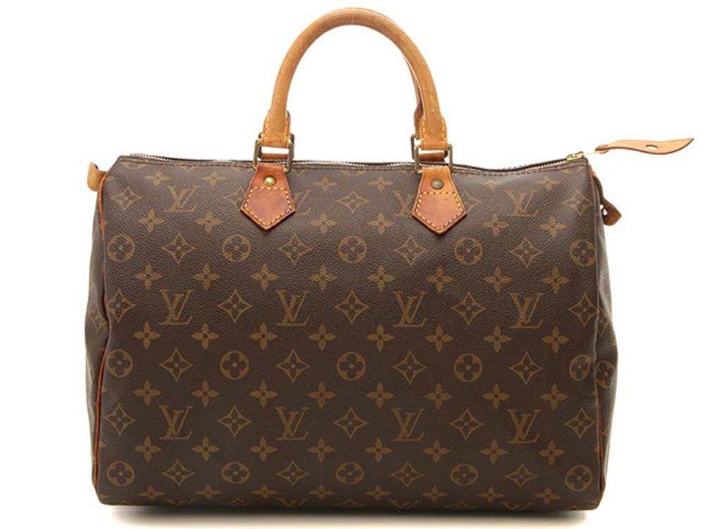 Louis Vuitton Speedy Monogram Leather Brown